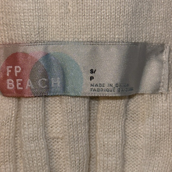 Free People Beach Lightweight Rib Knit Drawstring Skirt SZ Small - Picture 10 of 12